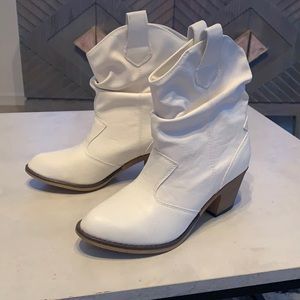 White Ankle Boots
